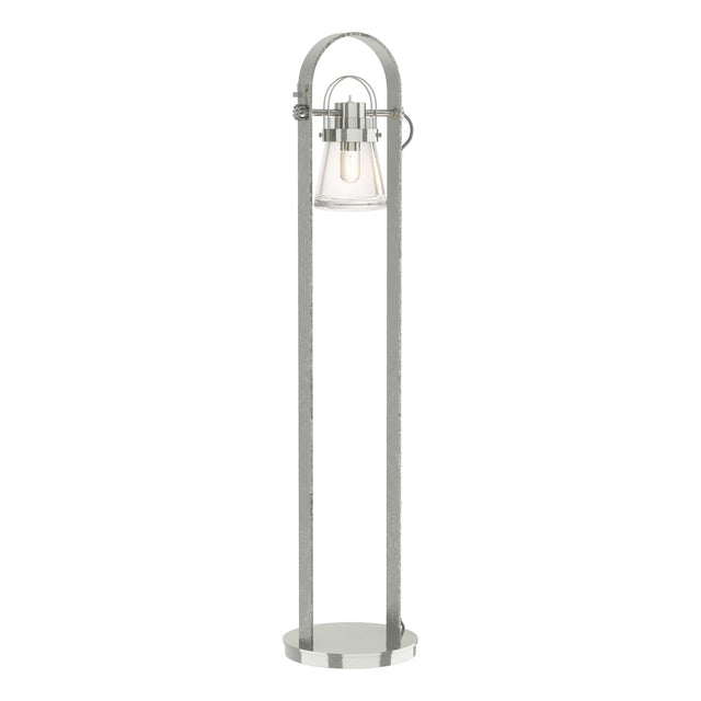 Hubbardton Forge 2016 Sterling Clear Glass (ZM) Erlenmeyer Floor Lamp