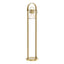 Hubbardton Forge 2016 Modern Brass Clear Glass (ZM) Erlenmeyer Floor Lamp