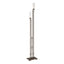 Hubbardton Forge 2004 Bronze Opal Glass (GG) Metra Twin Tall Floor Lamp