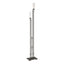 Hubbardton Forge 2004 Dark Smoke Opal Glass (GG) Metra Twin Tall Floor Lamp