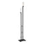 Hubbardton Forge 2004 Black Opal Glass (GG) Metra Twin Tall Floor Lamp