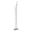 Hubbardton Forge 2004 Sterling Opal Glass (GG) Metra Twin Tall Floor Lamp
