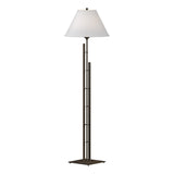 Hubbardton Forge 2000 Bronze Natural Anna Shade (SF) Metra Double Floor Lamp