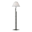 Hubbardton Forge 2000 Natural Iron Natural Anna Shade (SF) Metra Double Floor Lamp