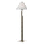 Hubbardton Forge 2000 Soft Gold Natural Anna Shade (SF) Metra Double Floor Lamp