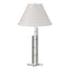 Hubbardton Forge 2000 Sterling Natural Anna Shade (SF) Metra Double Table Lamp