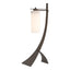 Hubbardton Forge 2005 Bronze Opal Glass (GG) Stasis Table Lamp