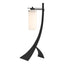 Hubbardton Forge 2005 Black Opal Glass (GG) Stasis Table Lamp