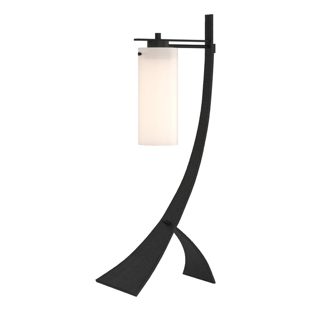 Hubbardton Forge 2005 Black Opal Glass (GG) Stasis Table Lamp