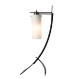 Hubbardton Forge 2005 Oil Rubbed Bronze Opal Glass (GG) Stasis Table Lamp