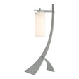 Hubbardton Forge 2005 Vintage Platinum Opal Glass (GG) Stasis Table Lamp