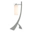 Hubbardton Forge 2005 Vintage Platinum Opal Glass (GG) Stasis Table Lamp