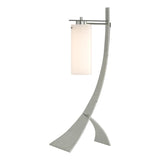 Hubbardton Forge 2005 Sterling Opal Glass (GG) Stasis Table Lamp