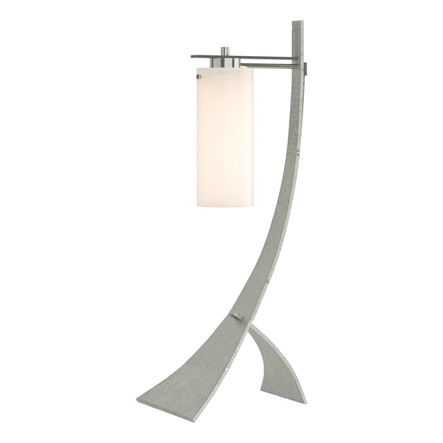Hubbardton Forge 2005 Sterling Opal Glass (GG) Stasis Table Lamp