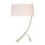 Hubbardton Forge 2005 Sterling Flax Shade (SE) Stasis Table Lamp