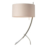 Hubbardton Forge 2005 Modern Brass Flax Shade (SE) Stasis Table Lamp