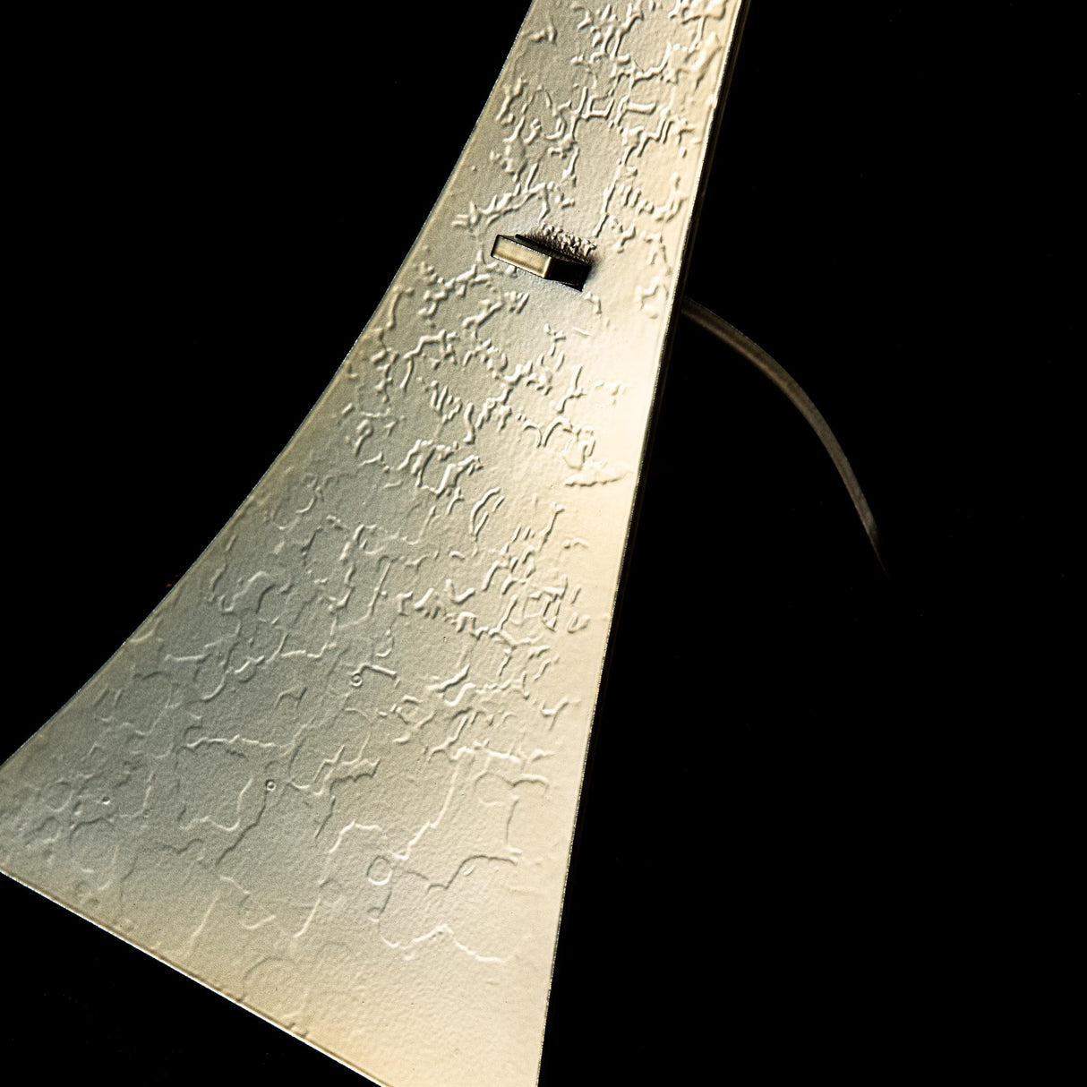 Hubbardton Forge 2005 Modern Brass Flax Shade (SE) Stasis Table Lamp