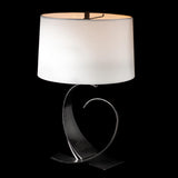 Hubbardton Forge 2006 Ink Natural Anna Shade (SF) Fullered Impressions Table Lamp