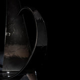 Hubbardton Forge 2006 Ink Natural Anna Shade (SF) Fullered Impressions Table Lamp