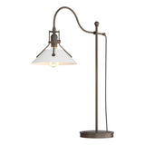 Hubbardton Forge 2017 Bronze White Henry Table Lamp