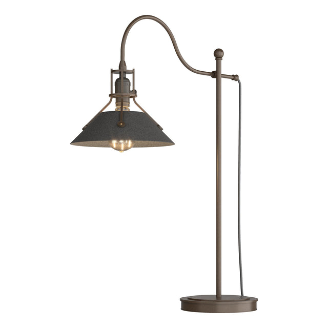Hubbardton Forge 2017 Bronze Natural Iron Henry Table Lamp