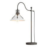 Hubbardton Forge 2017 Dark Smoke White Henry Table Lamp