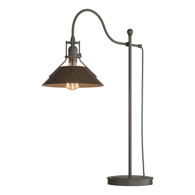 Hubbardton Forge 2017 Dark Smoke Bronze Henry Table Lamp