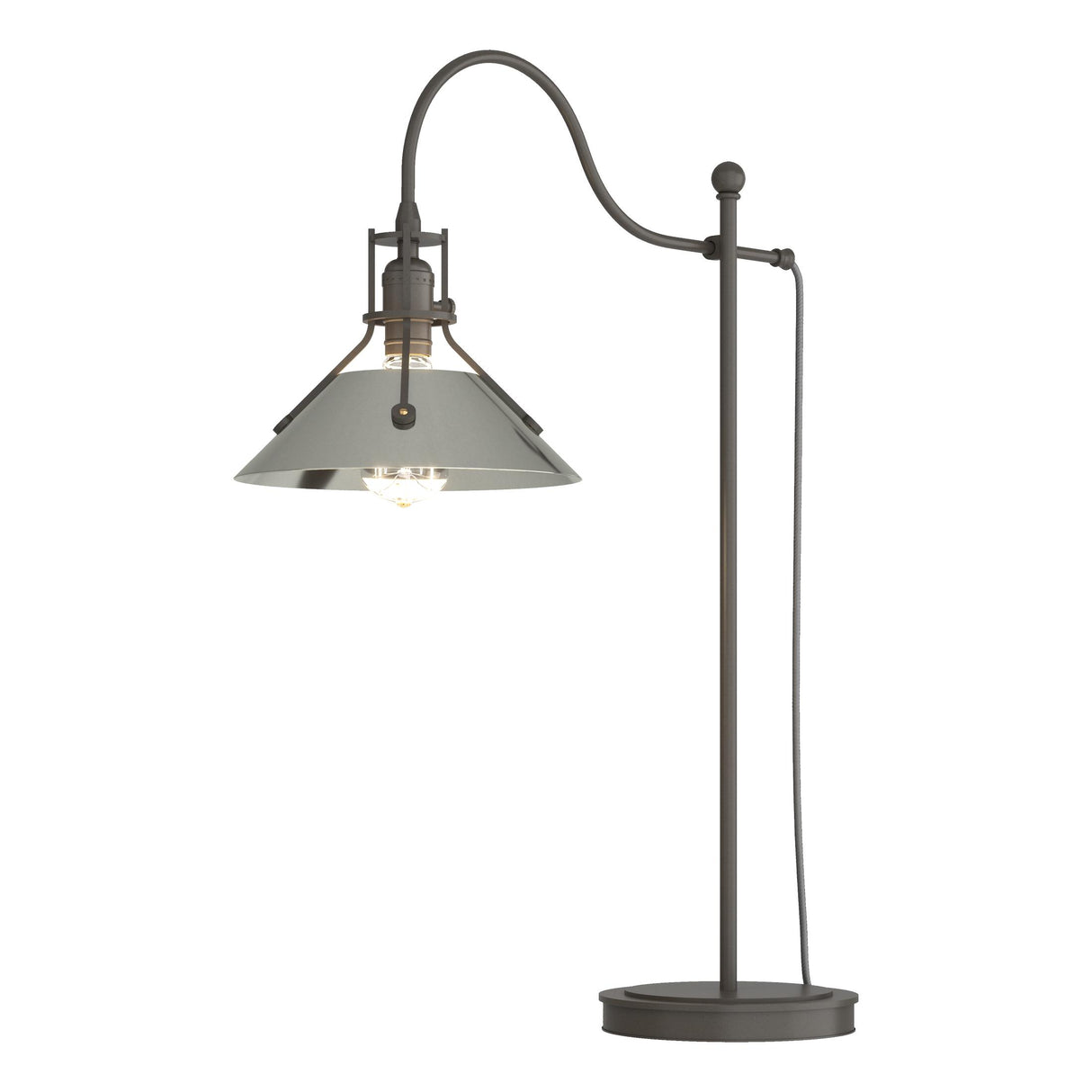 Hubbardton Forge 2017 Dark Smoke Sterling Henry Table Lamp