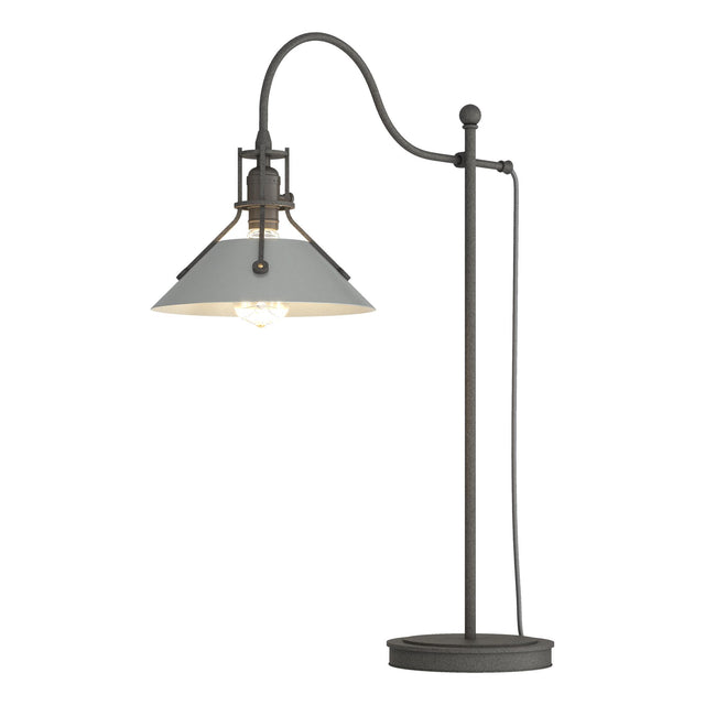 Hubbardton Forge 2017 Natural Iron Vintage Platinum Henry Table Lamp