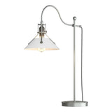 Hubbardton Forge 2017 Vintage Platinum White Henry Table Lamp