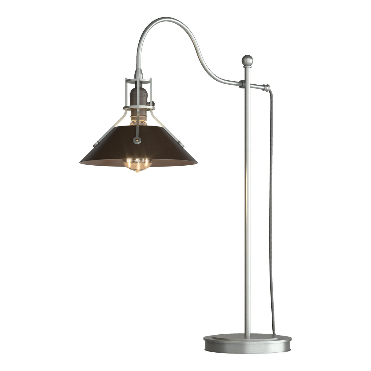 Hubbardton Forge 2017 Vintage Platinum Oil Rubbed Bronze Henry Table Lamp