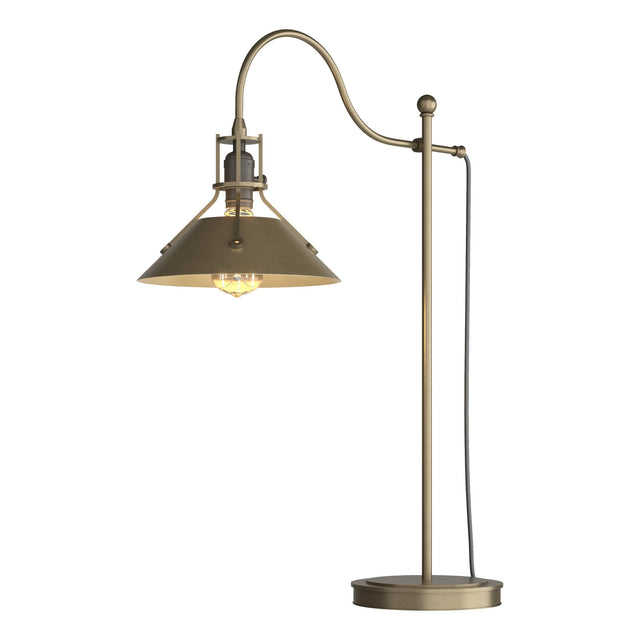 Hubbardton Forge 2017 Soft Gold Soft Gold Henry Table Lamp