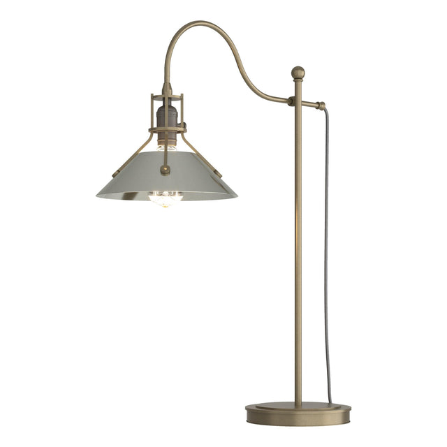 Hubbardton Forge 2017 Soft Gold Sterling Henry Table Lamp