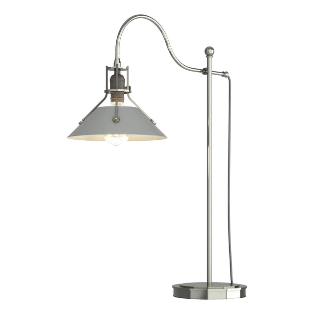 Hubbardton Forge 2017 Sterling Vintage Platinum Henry Table Lamp