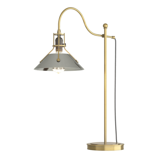 Hubbardton Forge 2017 Modern Brass Sterling Henry Table Lamp