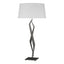 Hubbardton Forge 2012 Natural Iron Natural Anna Shade (SF) Facet Table Lamp
