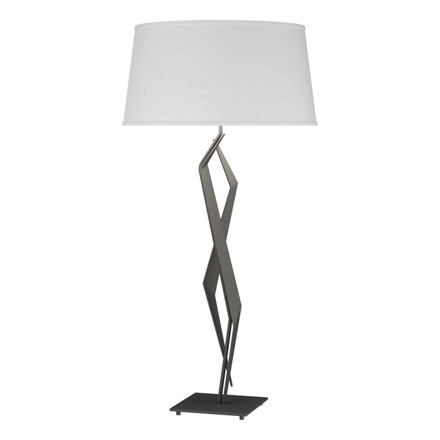 Hubbardton Forge 2012 Natural Iron Natural Anna Shade (SF) Facet Table Lamp