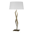 Hubbardton Forge 2012 Soft Gold Natural Anna Shade (SF) Facet Table Lamp
