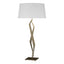 Hubbardton Forge 2012 Soft Gold Natural Anna Shade (SF) Facet Table Lamp