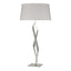 Hubbardton Forge 2012 Sterling Flax Shade (SE) Facet Table Lamp
