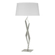 Hubbardton Forge 2012 Sterling Natural Anna Shade (SF) Facet Table Lamp