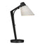Hubbardton Forge 2014 Black Natural Anna Shade (SF) Reach Table Lamp