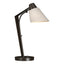 Hubbardton Forge 2014 Oil Rubbed Bronze Flax Shade (SE) Reach Table Lamp