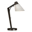 Hubbardton Forge 2014 Oil Rubbed Bronze Natural Anna Shade (SF) Reach Table Lamp
