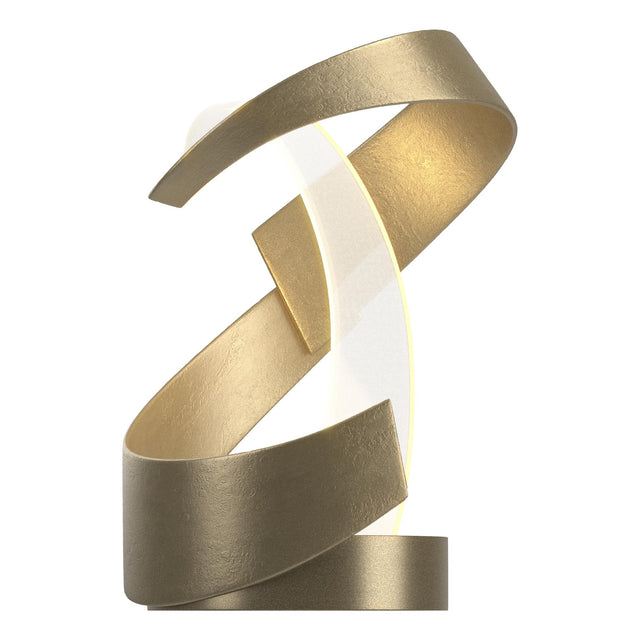 Hubbardton Forge 2016 Soft Gold Encounter LED Table Lamp