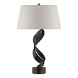 Hubbardton Forge 2014 Black Flax Shade (SE) Folio Table Lamp