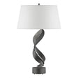 Hubbardton Forge 2014 Natural Iron Natural Anna Shade (SF) Folio Table Lamp