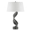 Hubbardton Forge 2014 Natural Iron Natural Anna Shade (SF) Folio Table Lamp
