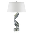 Hubbardton Forge 2014 Vintage Platinum Natural Anna Shade (SF) Folio Table Lamp
