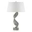 Hubbardton Forge 2014 Sterling Natural Anna Shade (SF) Folio Table Lamp